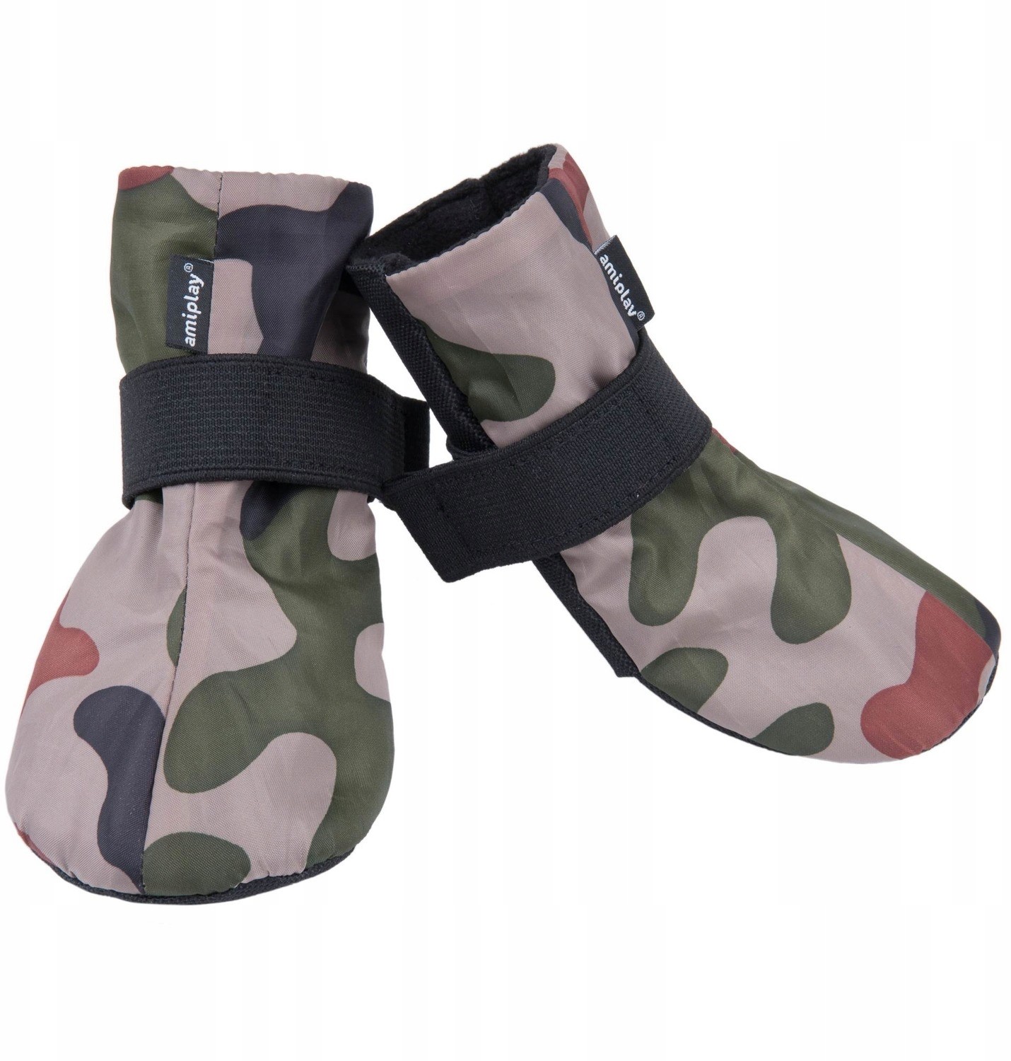 Ami Play Buty dla psa Bristol para S 6x6x10cm Moro