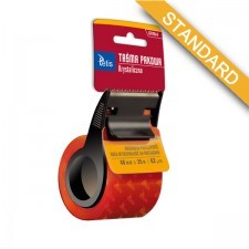 Tetis Taśma pakowa 48x25 transparentna ze zrywarką TET001