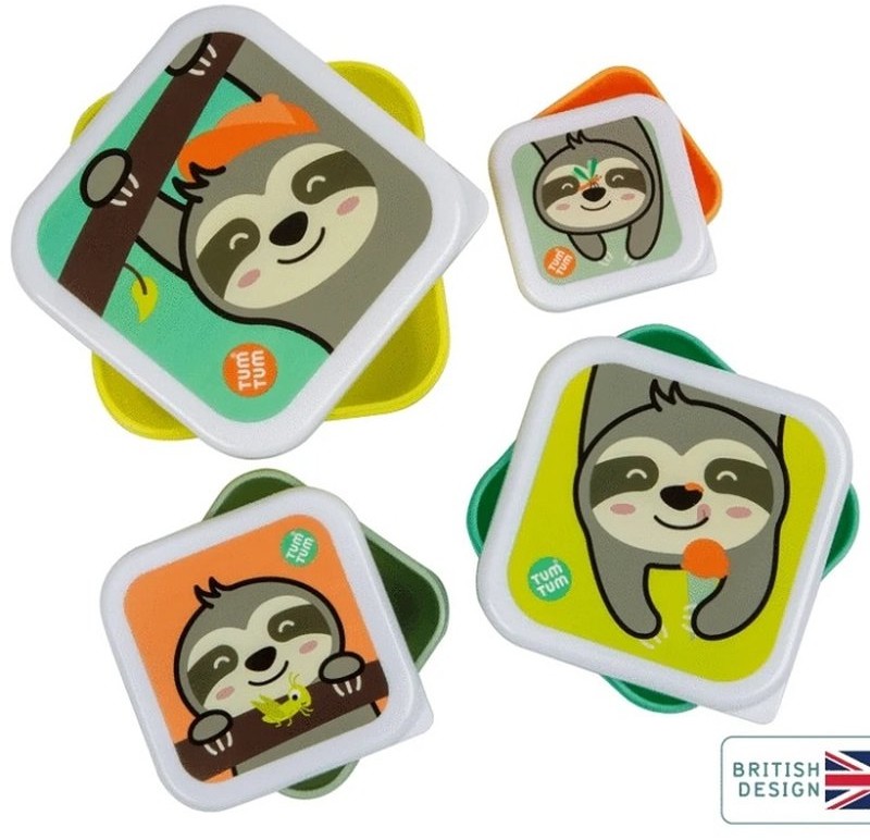 Tum Tum Pojemniki Na Żywność Leniwiec 4szt