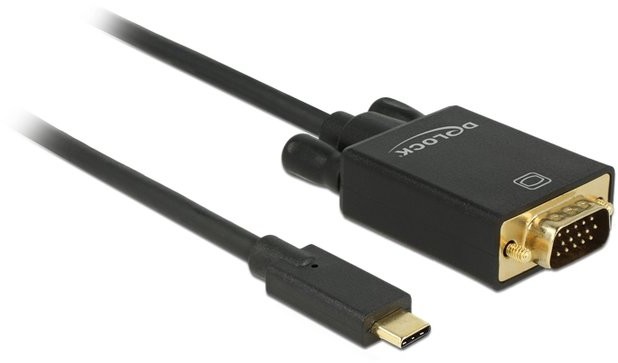 Delock Kabel usb type-c(m)-vga(m) 1m (tryb alternatywny dp) full hd 1080p