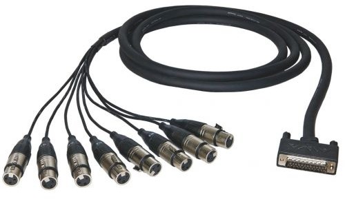 Alva AI25-8XPRO3 Kabel D-Sub25 8 x XLRf 3m
