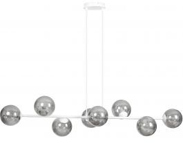 Emibig ROSSI 8 WH GRAFIT 878/8 lampa wisząca 8x40W/E14 IP20 878/8