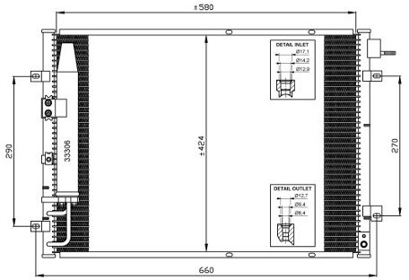NRF Skraplacz, klimatyzacja 35515