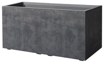 Deroma Skrzynka balkonowa 79 x 39.5 cm plastikowa antracytowa CASS MIL