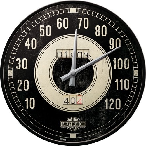 Nostalgic-Art 51084, Harley-Davidson Tacho, zegar ścienny 31 cm 51084