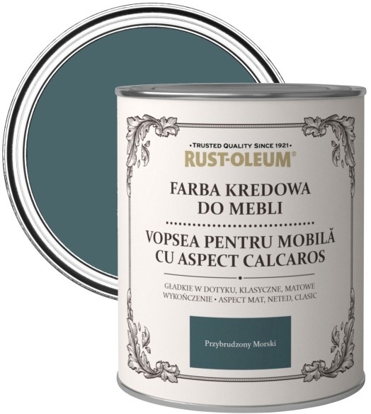 Rust-Oleum Farba kredowa do mebli Rust-Oleum przybrudzony morski 0 75 l R0070012G5