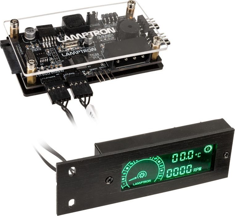 Lamptron Lamptron TC20 PCI RGB wentylator i kontroler LED LULS-313