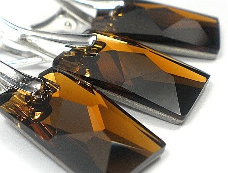 Arande NOWE SWAROVSKI piękny komplet Smoked CERTYFIKAT 1091148461