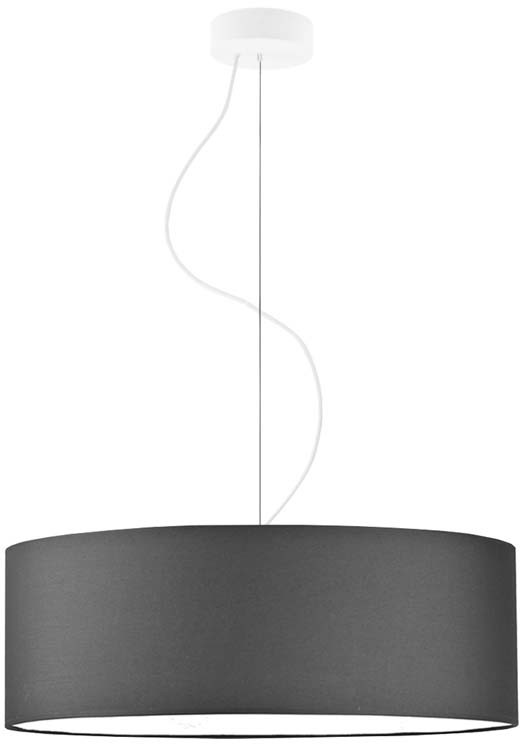 LYSNE Żyrandol do kuchni HAJFA fi - 50 cm - kolor grafitowy 14529/49 - kolor grafitowy