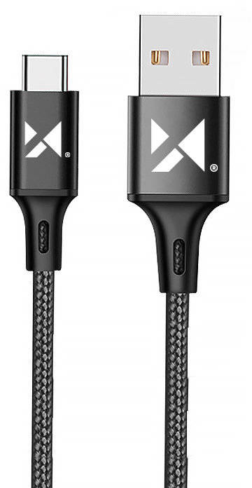 Zdjęcia - Kabel Wozinsky  USB - USB Typ C 2,4A 2m czarny (WUC-C2B)