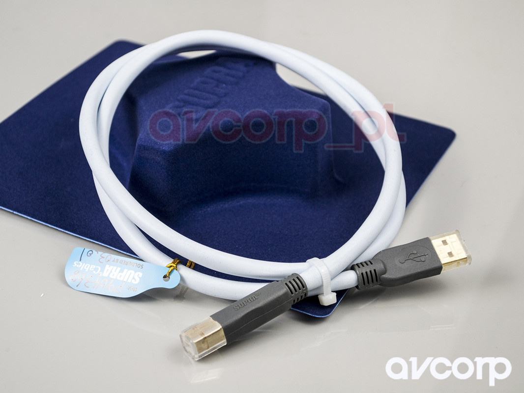 Supra Cables Supra USB 2.0 A-B High Speed - USB A-B Supra USB 2.0 A-B High Speed