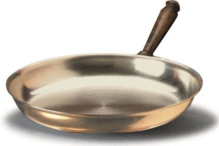 Pentole Agnelli cocupadflam28 patelnia z -krotnym 1 uchwyt drewniany, 28 cm COCUPADFLAM28