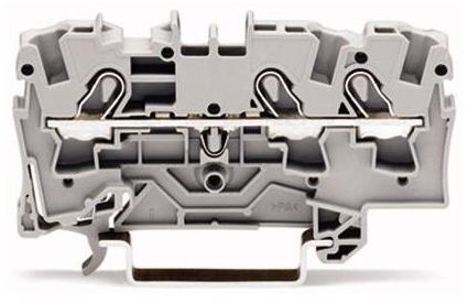 WAGO Terminal przepustowy WAGO 6.20 mm Sprężynowe czerwony 2004-1303 50 szt 2004-1303