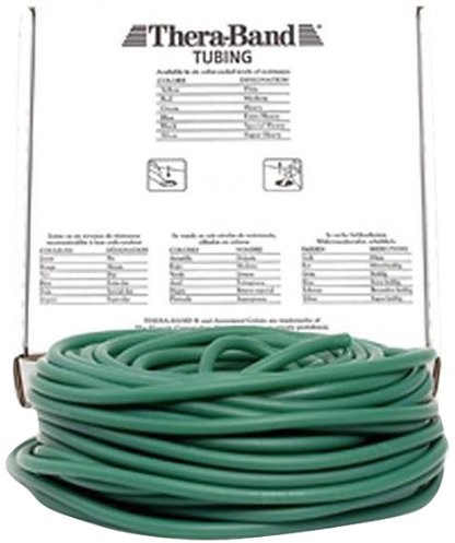 Thera-Band Tubing rzemień fitness, zielony, 7,5 m 4665006142
