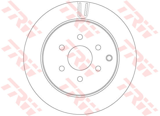 TRW Tarcza hamulcowa DF6289