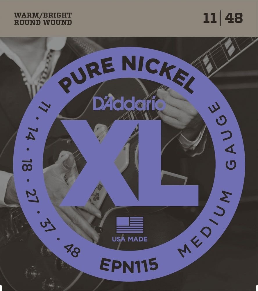 Pure D'Addario Nickel Electric Guitar Strings EPN115