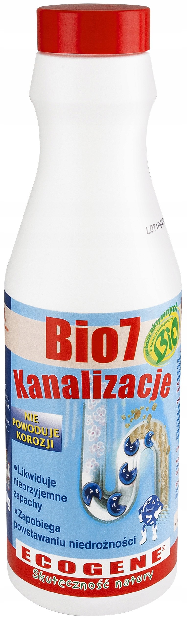 BIO7 Kanalizacje 500 g Udrażnianie zatory Eko