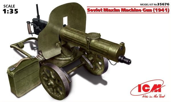 ICM Soviet Maxim hine Gun (1941) 35676