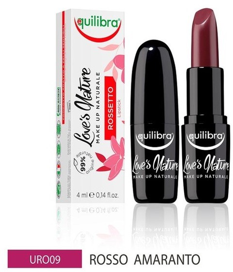 EQUILIBRA Loves Nature pomadka do ust 09 Red Amaranth 4ml