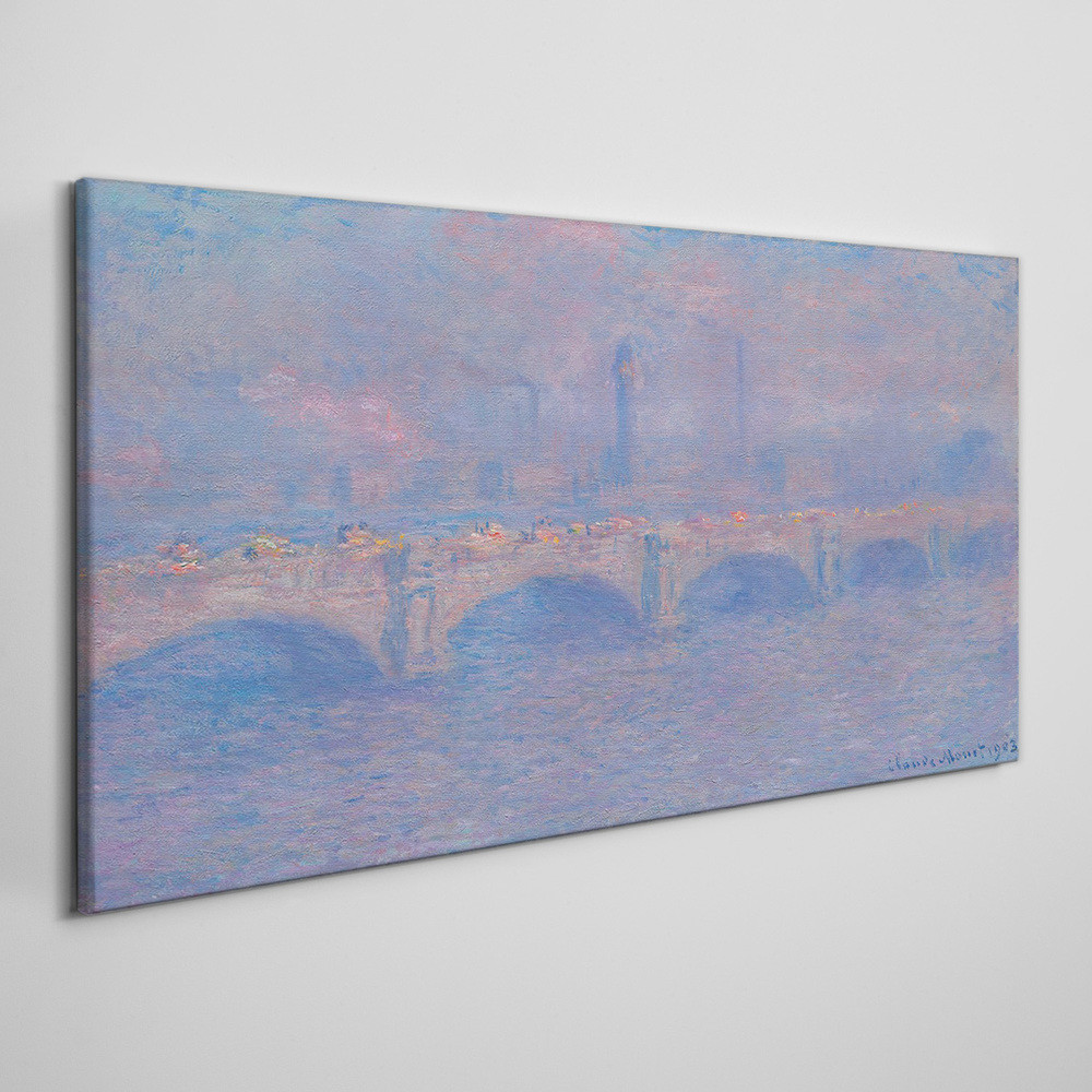 PL Coloray Obraz na Płótnie Most Waterloo Monet 100x50cm