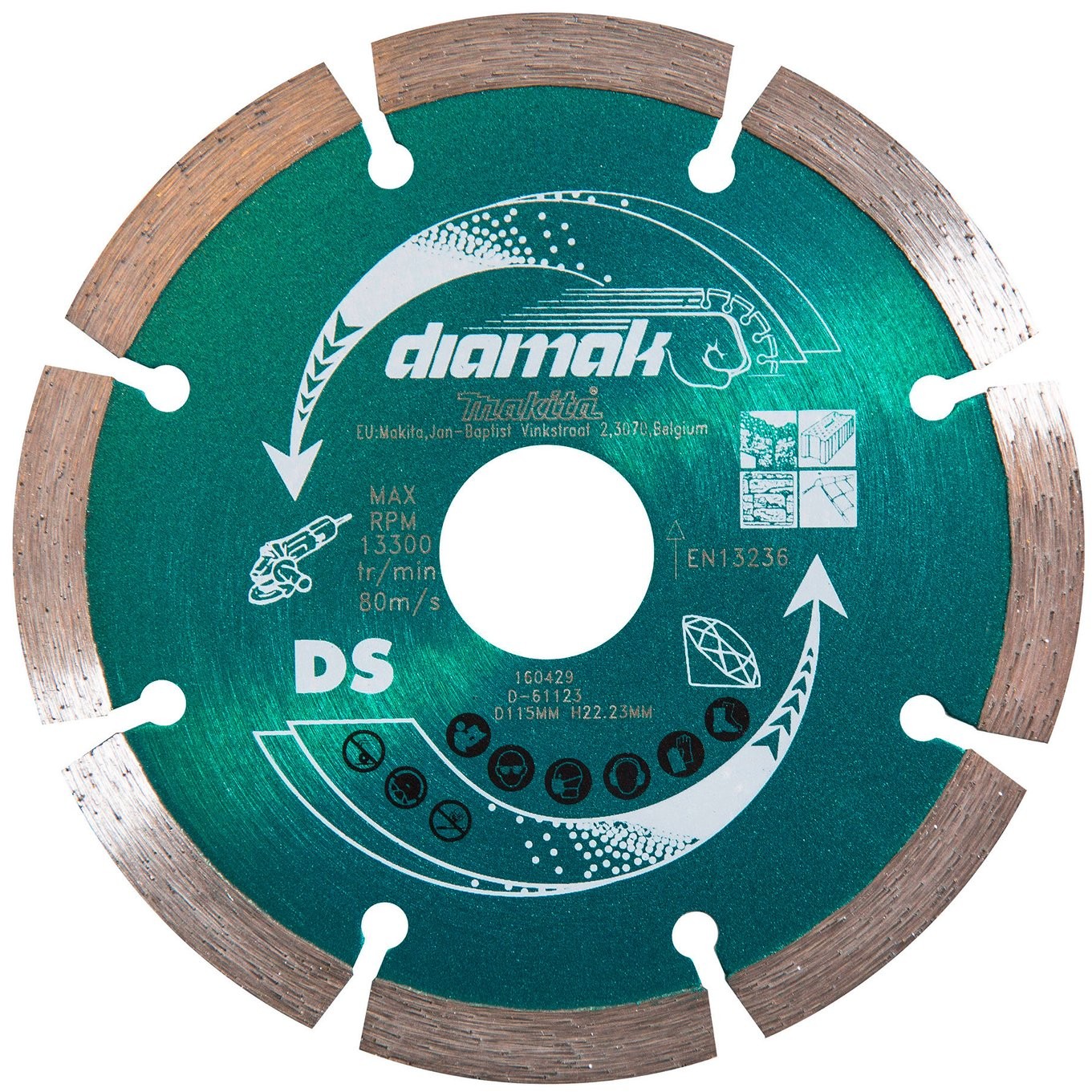 MAKITA Tarcza diamentowa segmentowa 115 mm