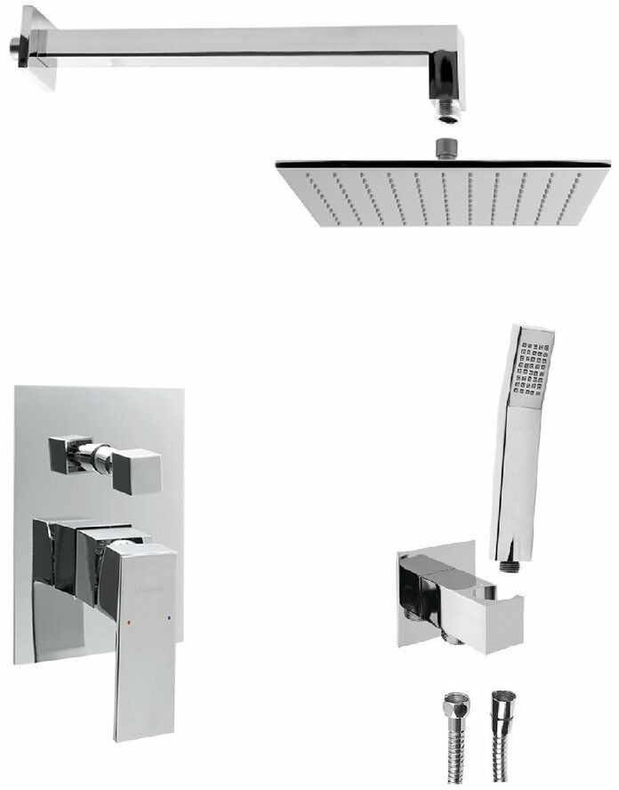 Sapho LATUS podomítkový sprchový set s pákovou baterií 2 výstupy chrom 1102-42-01