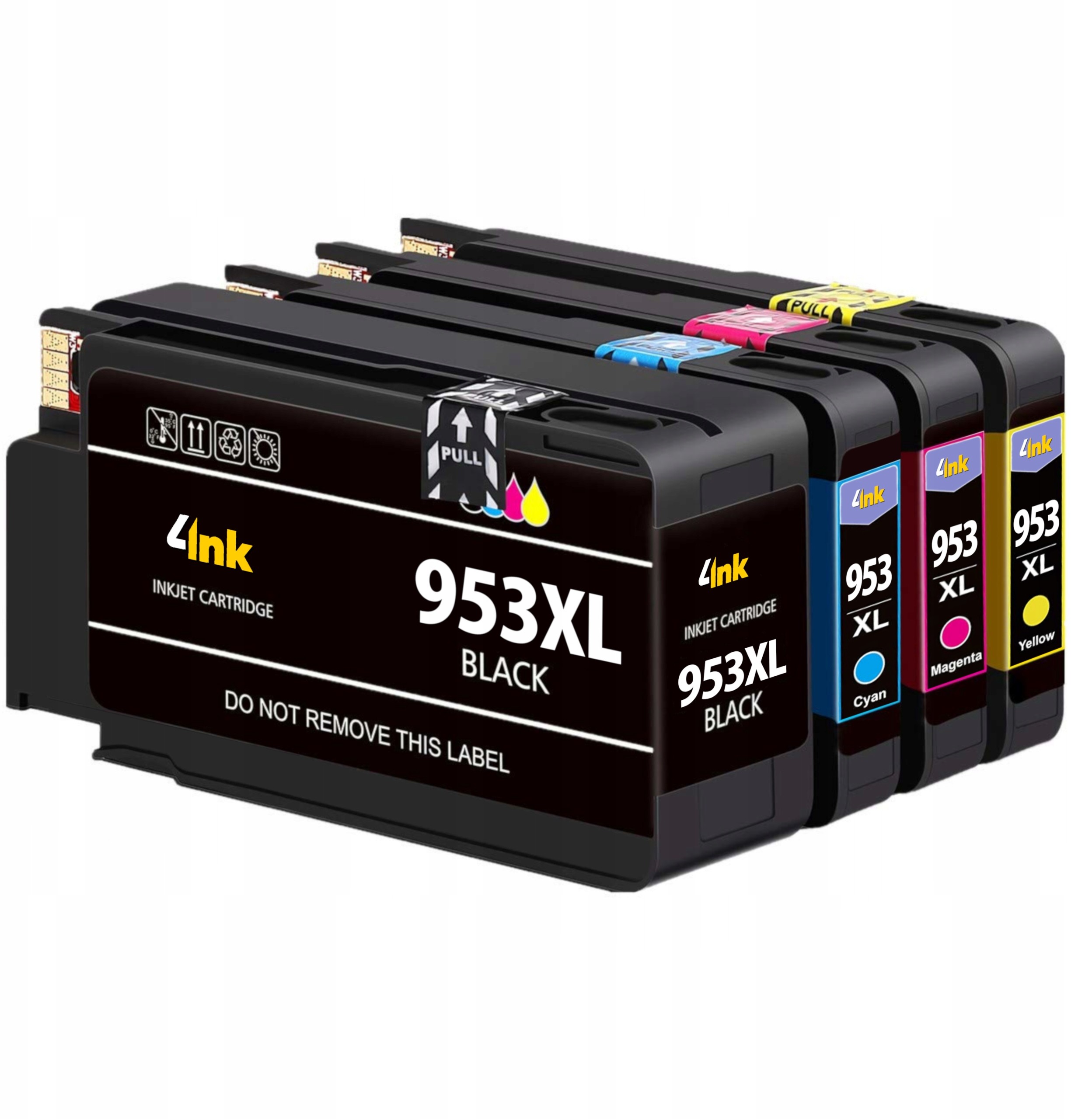 4x Tusz Do Hp 953 XL Officejet 7720 8210 8710 8720