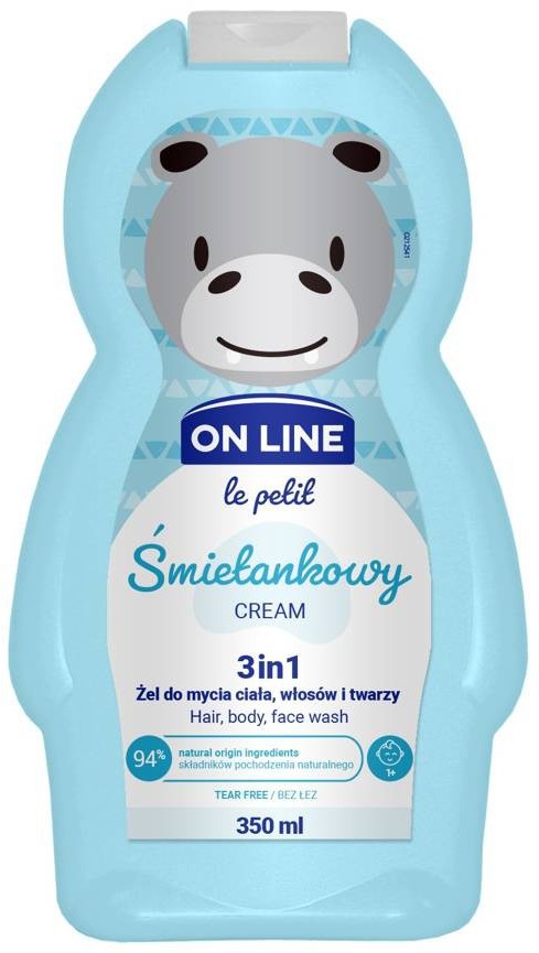 On Line LE PETIT ŻEL 3W1 DLA DZIECI 350ML ŚMIETANKOWY