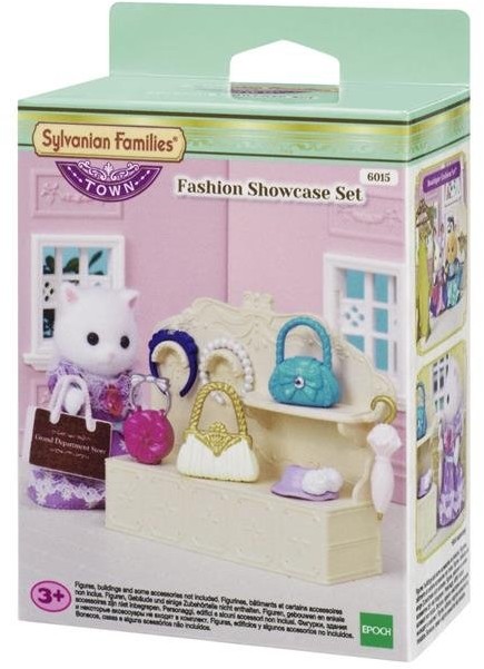 Sylvanian Families Town Series, zestaw akcesoriów ze stojakiem