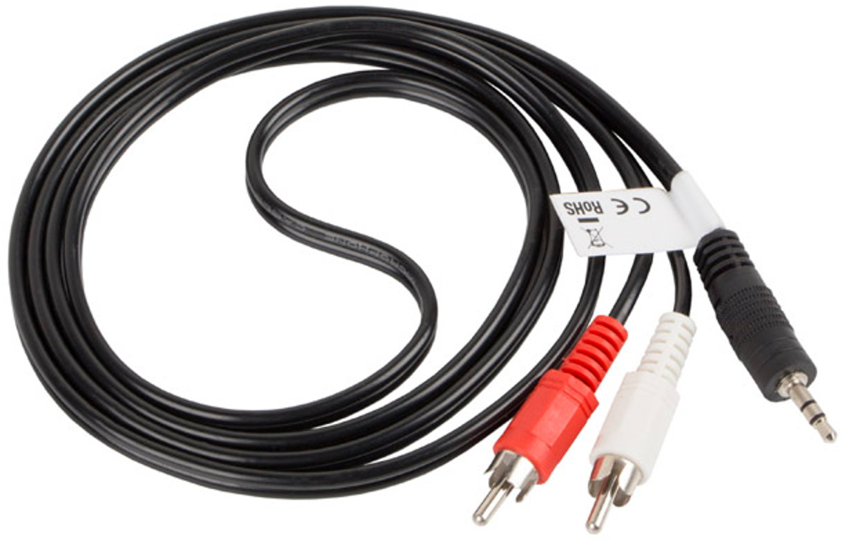 Lanberg LANBERG Kabel MiniJack 3.5 mm 2x RCA LANBERG 1.5 m