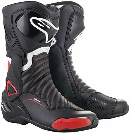 Alpinestars SMX 6 V2 buty motocyklowe, czarne/czerwone 46