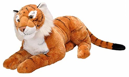 Wild Republic 18066 Republic 19547 Jumbo pluszowy tygrys, duża przytulanka, pluszowe zwierzątko, Cuddlekins, 76 cm 18066