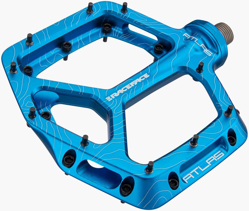 Race Face Race Face Atlas Pedals, niebieski  2022 Pedały do rowerów elektrycznych 1973415352
