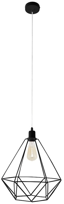 Helam Żyrandol KARO LARGE 1xE27/60W/230V czarny