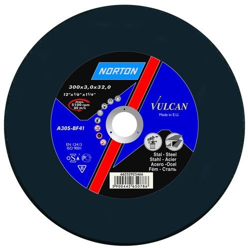 NORTON Tarcza do cięcia Vulcan Metal A 30 S-BF41 400 x 32 x 4,0mm 66252925473 66252925473