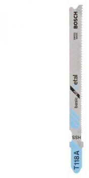 Bosch Brzeszczot do wyrzynarek T118A METAL B2608631964