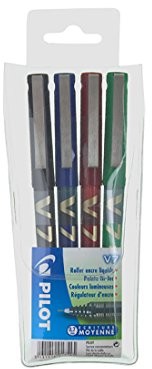 Pilot Pen Pilot ink roller Hitec Point V7, 4er etui, posortowane pod względem koloru V7