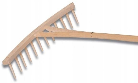 Grabie drewniane gospodarcze 12-zębne 160cm