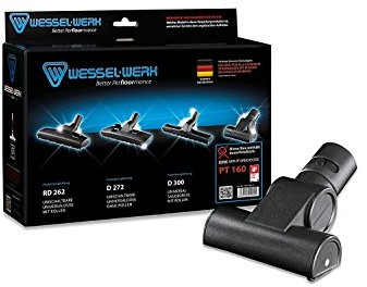 Wessel Werk Firma Wessel-Werk 12.9 170  71 worków do odkurzacza ssawka do tapicerki, materace, zintegrowana szczotka z wałka, 160 MM szerokość robocza, umożliwia podłączenie do uchwytu, ruchomy ssania jamy ustnej WE42004