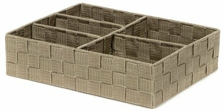 Compactor Organizer na pranie i dodatki TEX 32 x 25 x 8 cm, taupe