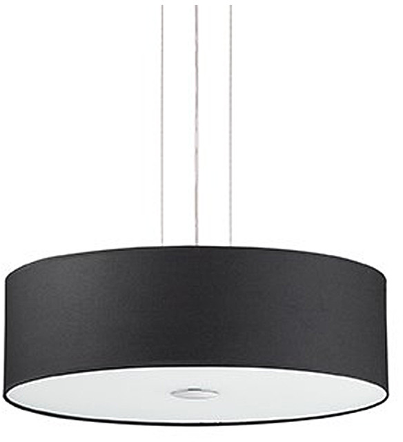 IDEAL LUX Lampa Wiszaca Woody Sp5 Nero 105628 Średnica 60,0 Wys. 30,0 - 110,0