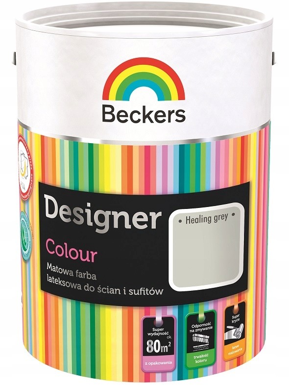 Beckers Designer Colour- farba, Healing Grey, 5l