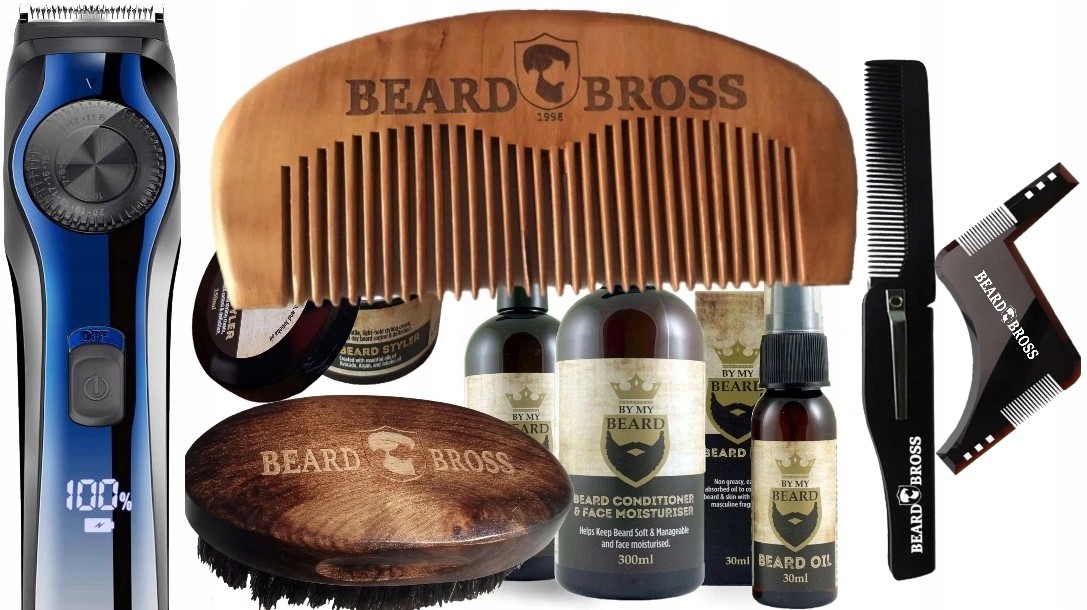 Zestaw do Brody By My Kartacz Gęsta Broda Trymer