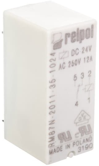 Relpol Przekaźnik miniaturowy 1P 24V DC PCB AgNi RM87N-2011-35-1024 600181