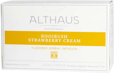 Althaus Althaus Rooibush Strawberry Cream Deli Pack Herbata 20 saszetek