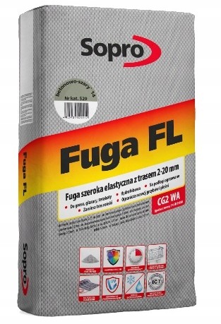 Sopro Fl- szeroka fuga, betonowo-szara, 25 kg