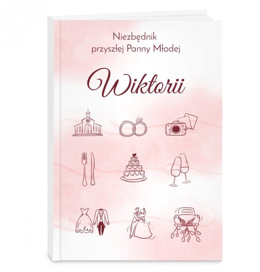 Murrano Planner kalendarz książkowy z nadrukiem dla panny młodej na pa KZ-PLA-035