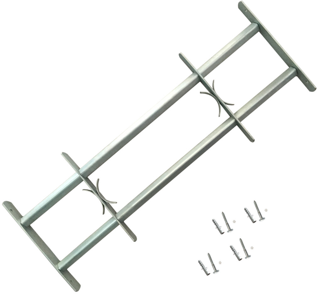 vidaXL vidaXL Krata bezpieczeństwa na okno z regulacją 1000-1500 mm