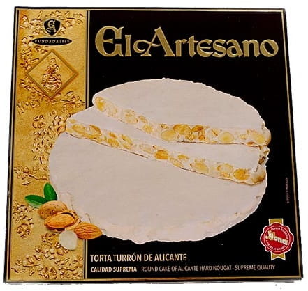 El Artesano Turron El Artesano Torta okrągły tort migdałowy 200g 439A-1076F