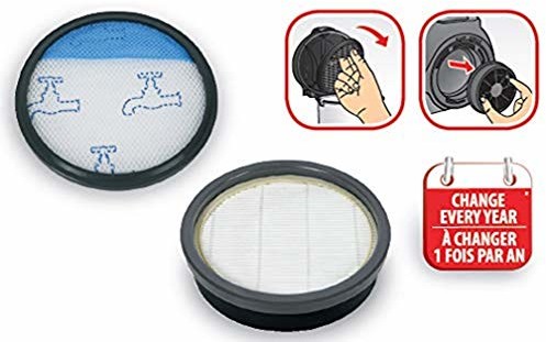 Rowenta Zestaw filtrów do odkurzacza bez worka, Swift Power Cyclonic ZR904301, szary ZR904301